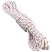 1/2 Arborist Rope - White w/ Red Tracer