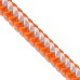 1/2 Arborist Rope - White & Neon Orange